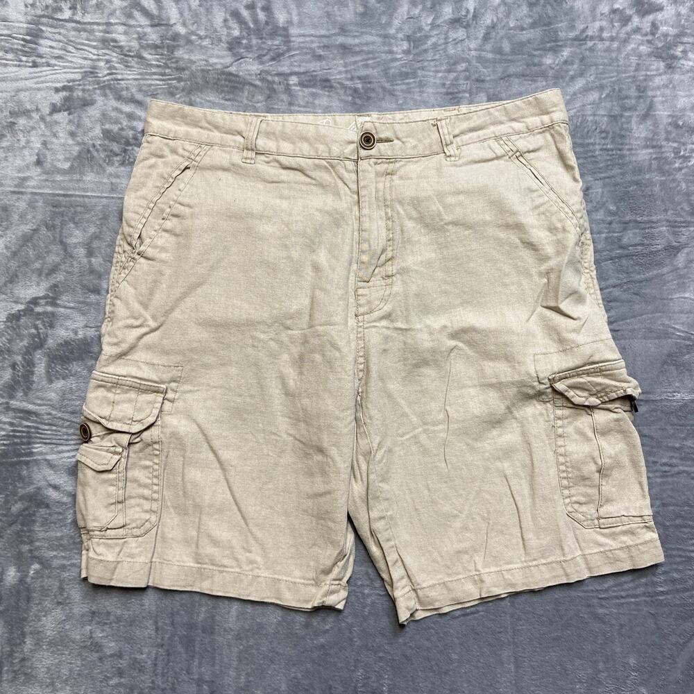 Paradise Collection Cargo Shorts Men’s Size 36 Khaki‎